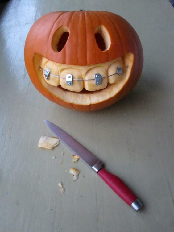 Braces-Wearing Pumpkin