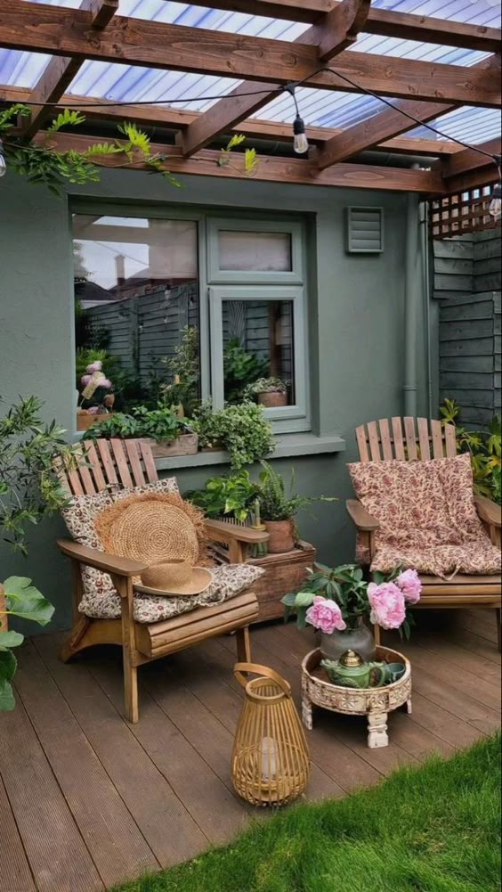 Charming Rustic Patio Retreat