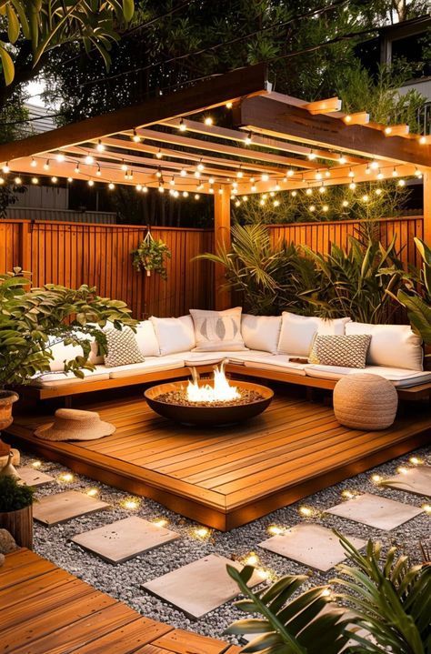 Cozy Firepit Patio Retreat