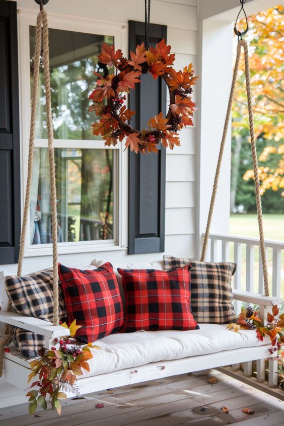 Cozy Plaid Swing Delight