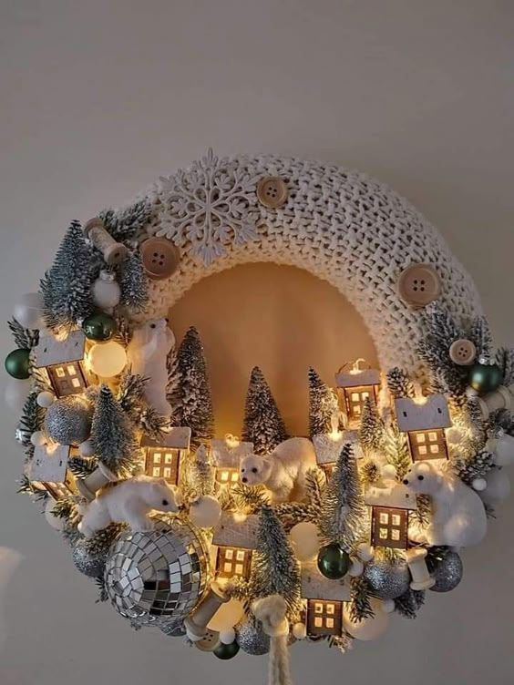 Cozy Winter Wonderland Wreath