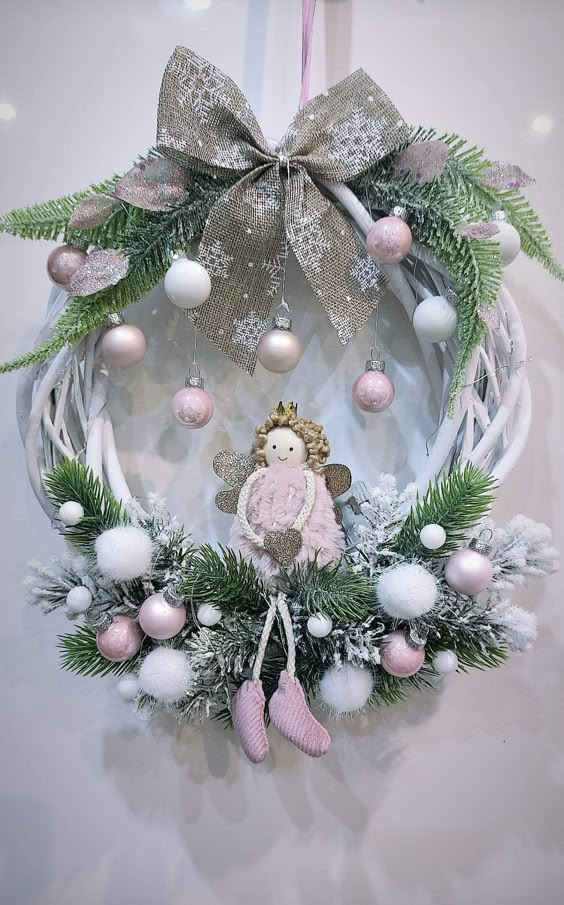 Delicate Angel Blush Wreath