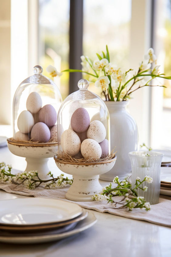 Elegant Easter Egg Display