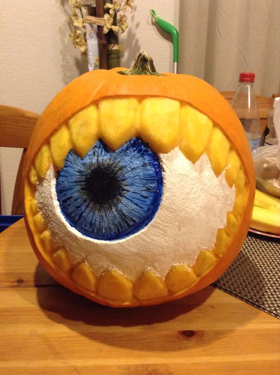 Gigantic Eyeball Pumpkin