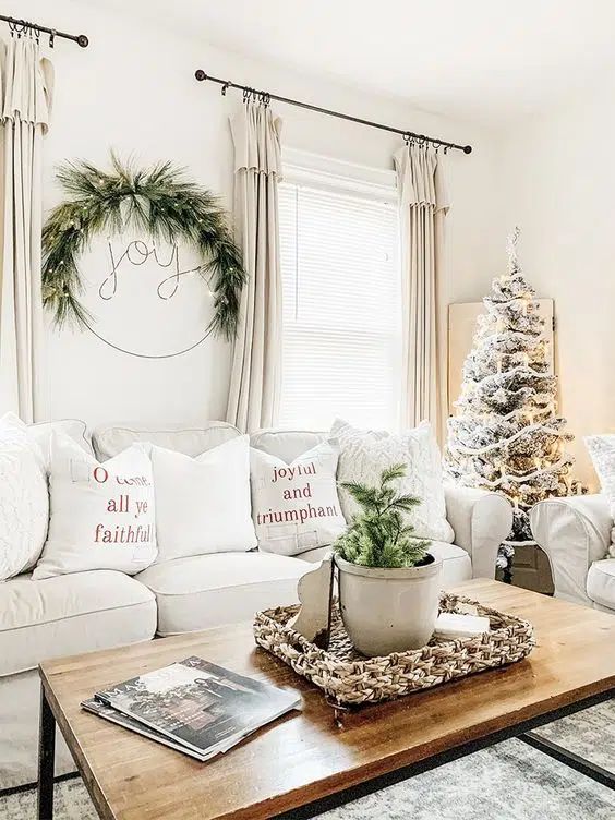 Minimalist White Christmas Elegance