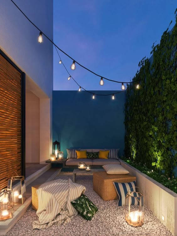 Modern Evening Patio Escape