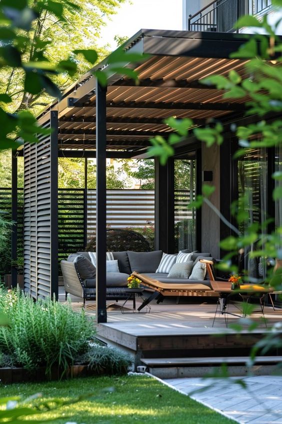 Modern Pergola Lounge Haven