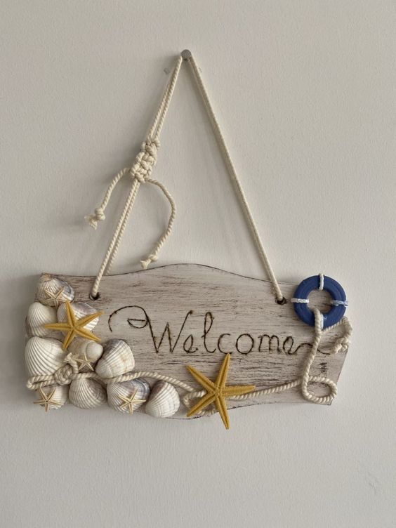 Nautical Welcome Sign