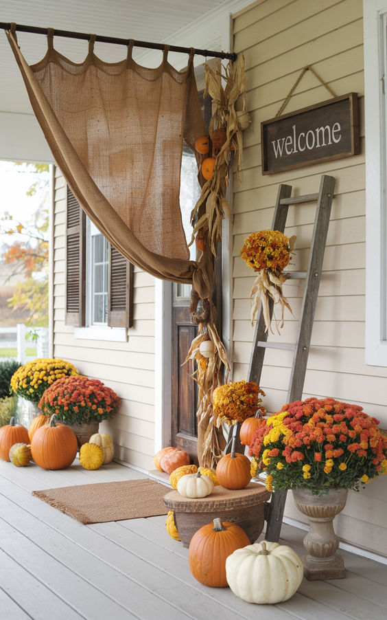 Rustic Draped Autumn Charm