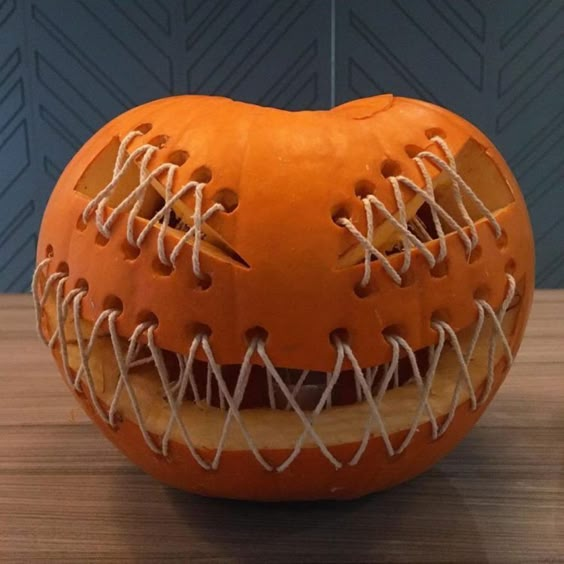 Stitched Horror Pumpkin