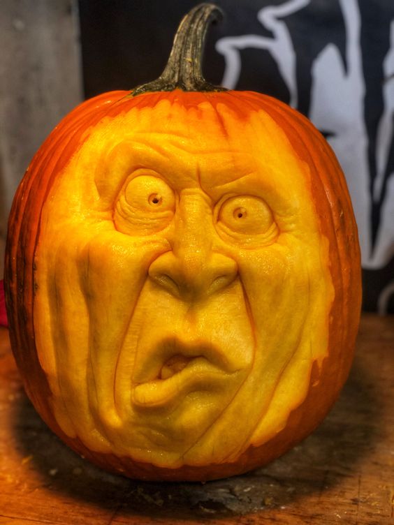 The Shocked Face Pumpkin