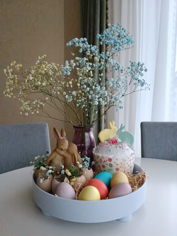 Whimsical Easter Table Centerpiece