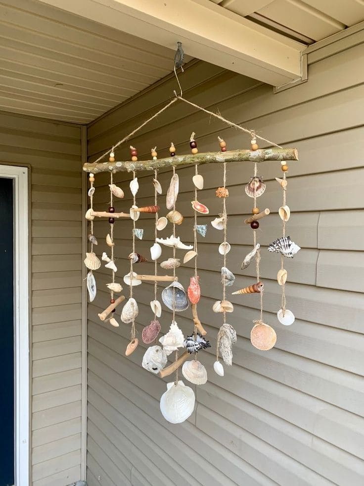 Charming Coastal Seashell Wind Chime