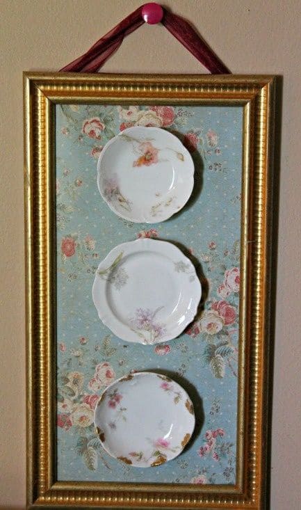 Charming Framed Plate Display