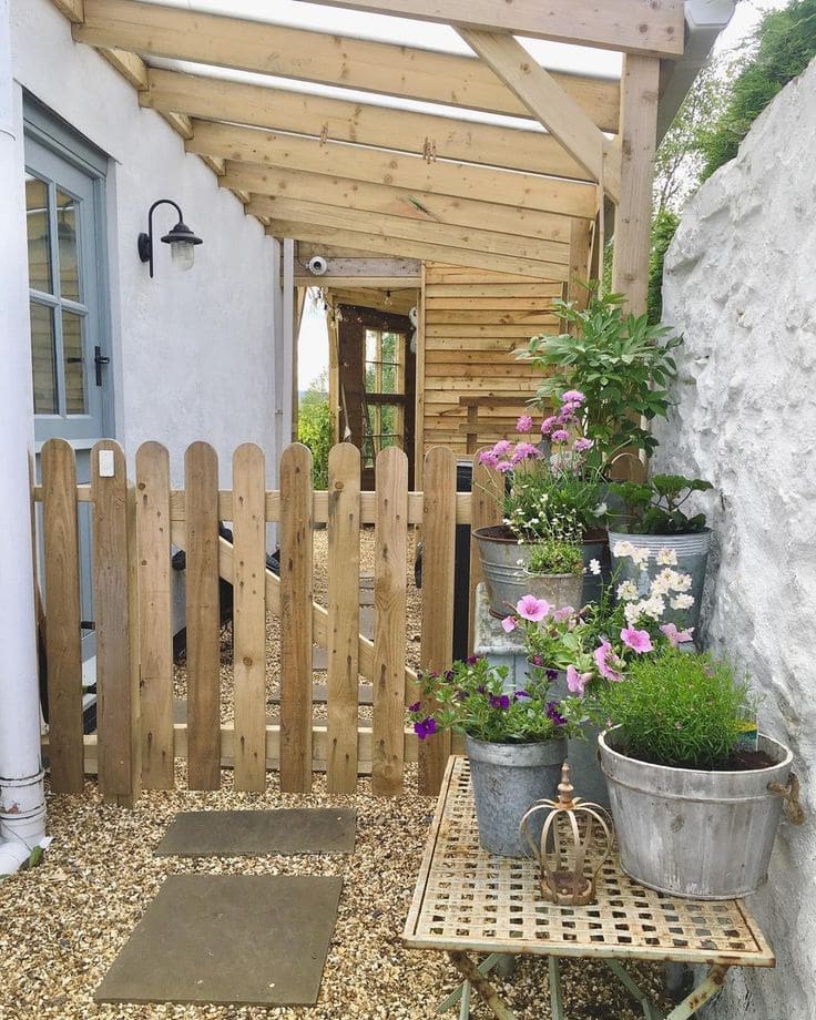 Cozy Rustic Garden Passage