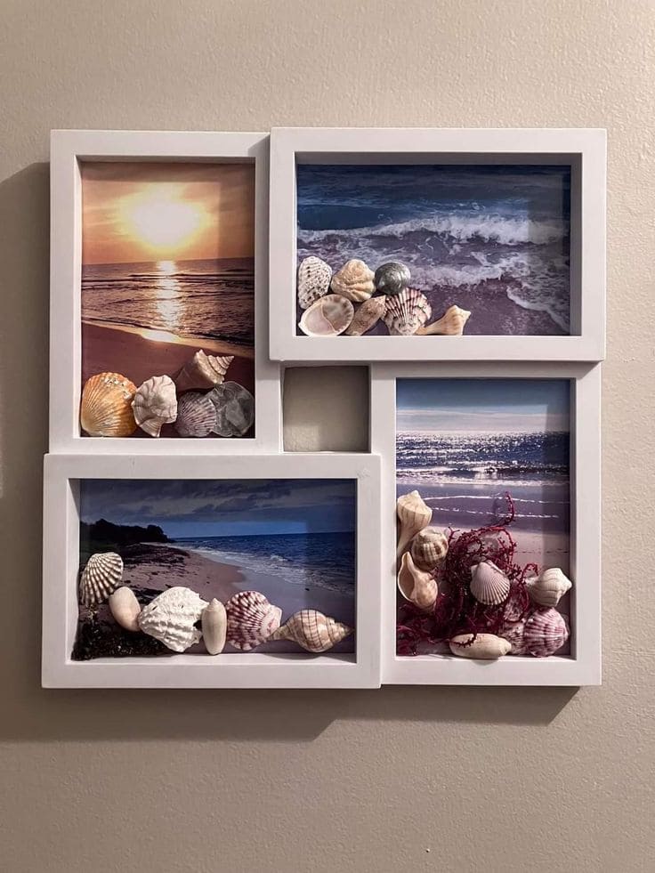 Enchanting Coastal Memory Frames