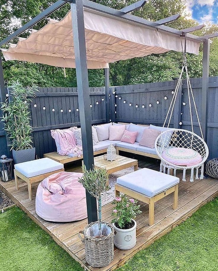 Lovely Pastel Pergola Paradise