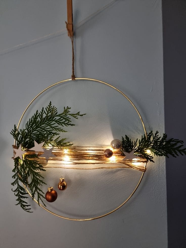 Minimalist Christmas Wreath