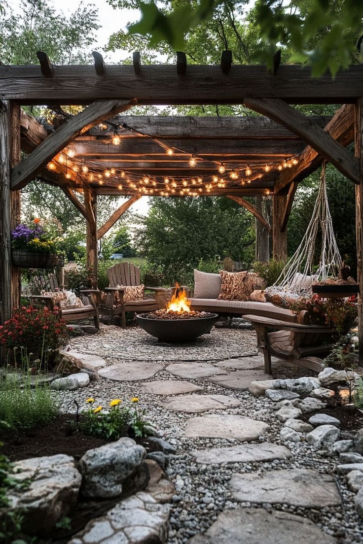 A Fire Pit Under the Stars