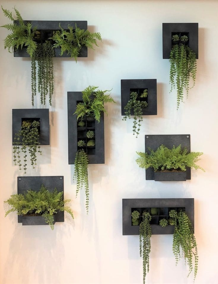 Block Indoor Plant Wall Art