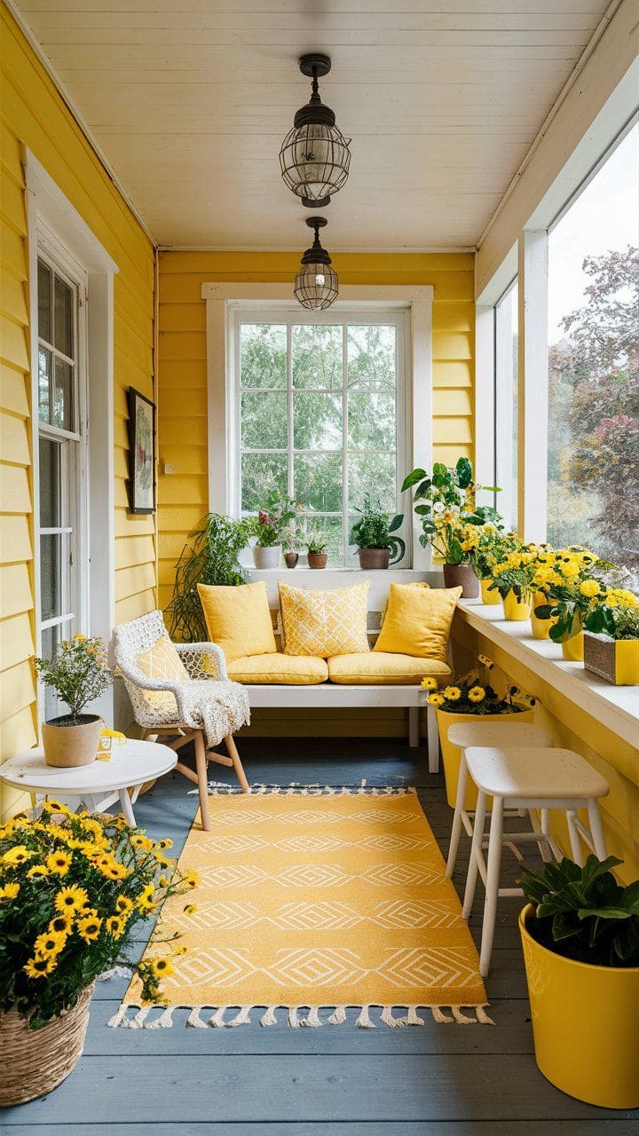 Bright Yellow Haven for Summer Cheer