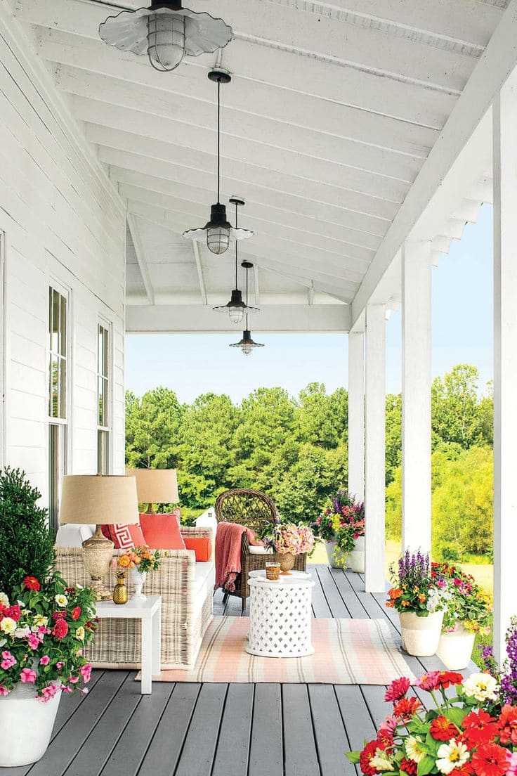 Bright and Breezy Spring Porch Haven