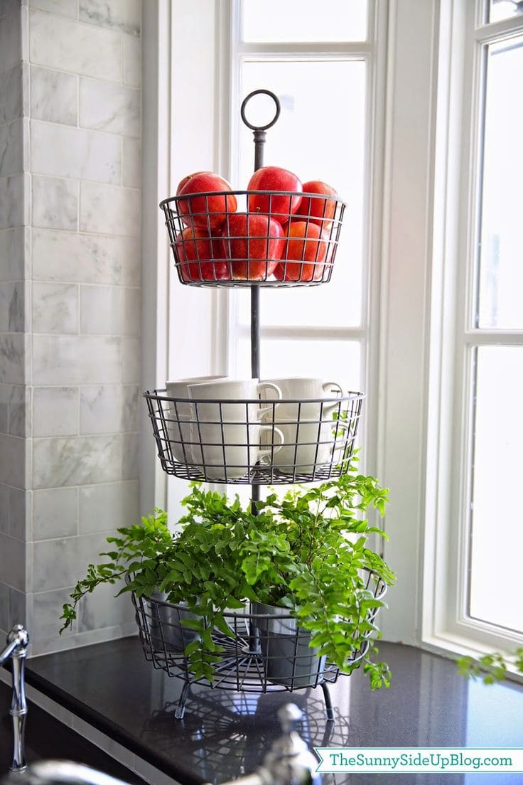 Chic Tiered Window Sill Display