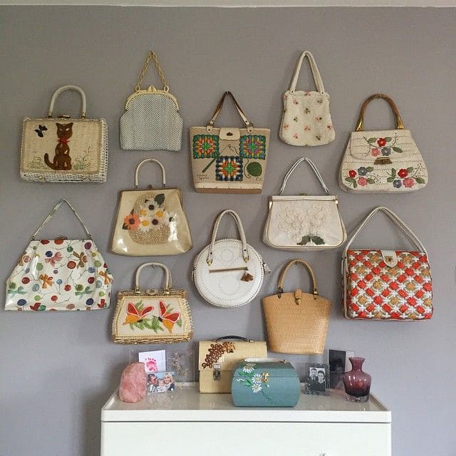 Chic Vintage Handbag Gallery Wall Delight