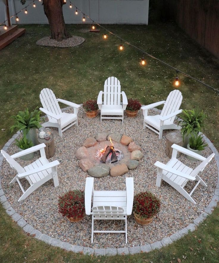 Classic and Cozy Fire Pit Gathering