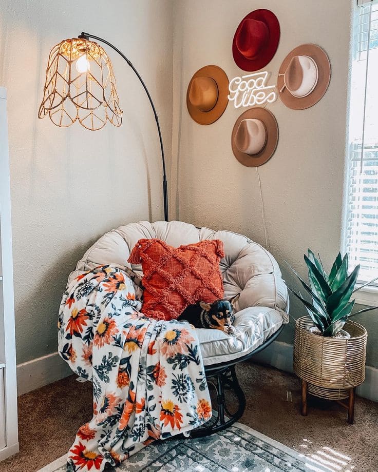 Cozy Chic Vibes Reading Nook