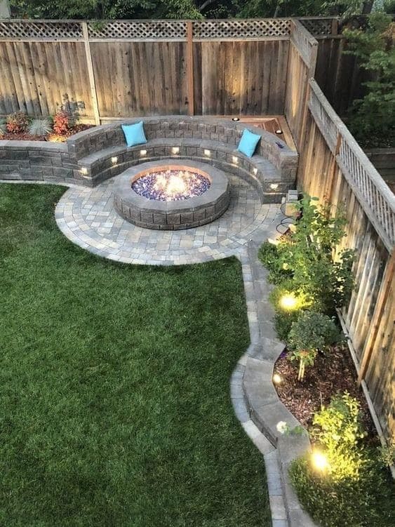 Cozy Corner Fire Pit Retreat