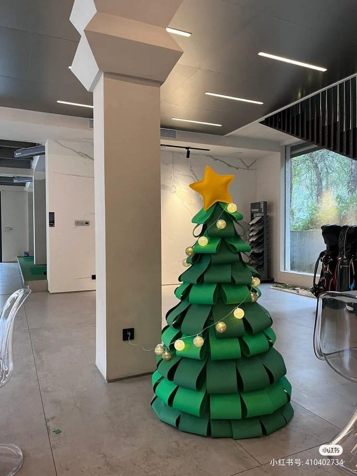 Eco-Friendly Paper Christmas Tree