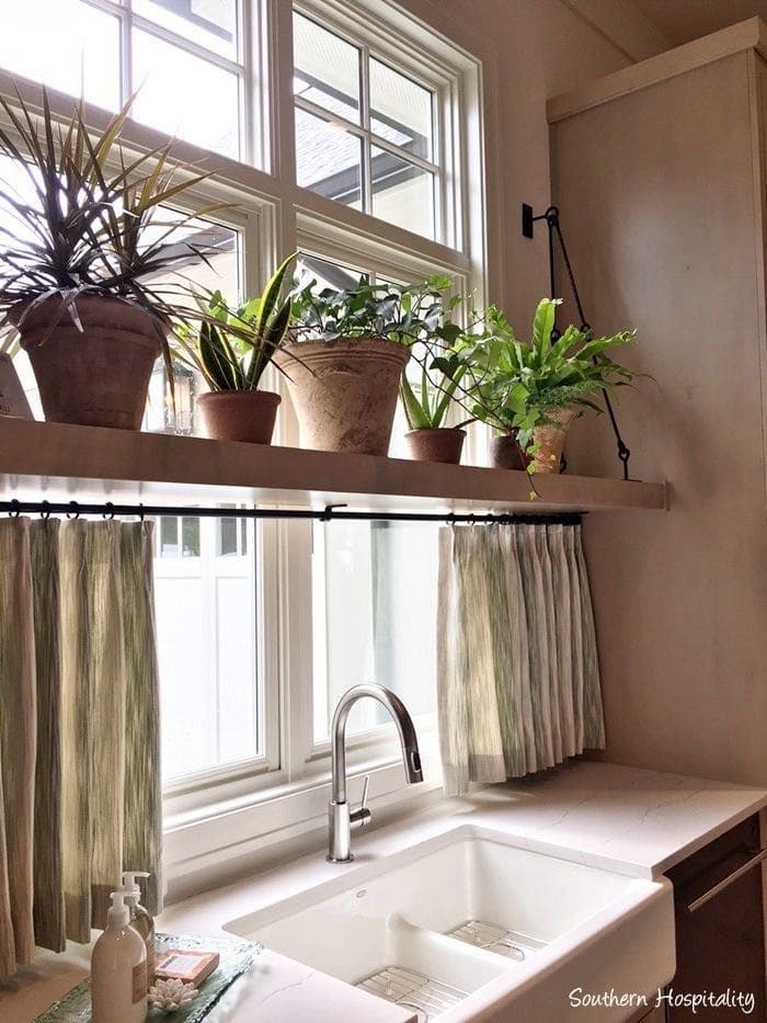 Elevated Green Kitchen Window Oasis