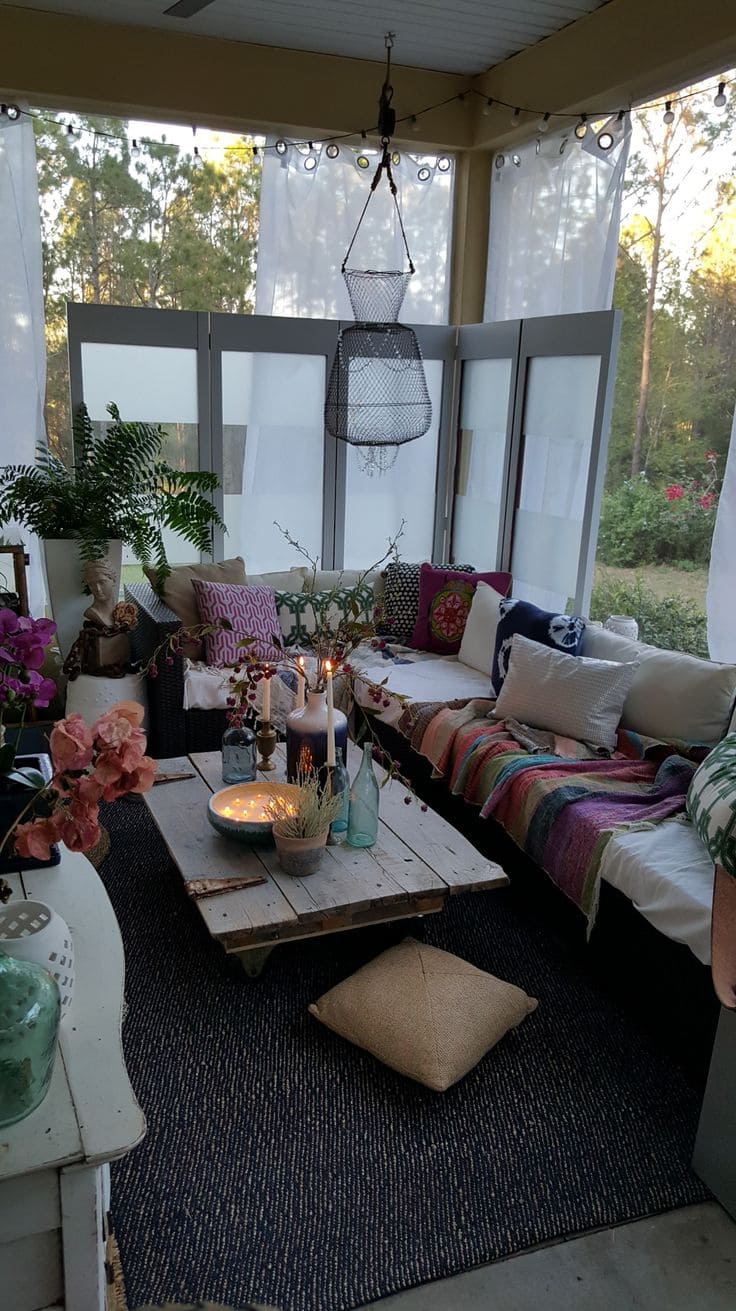 Enchanting Boho Retreat for Spring Evenings