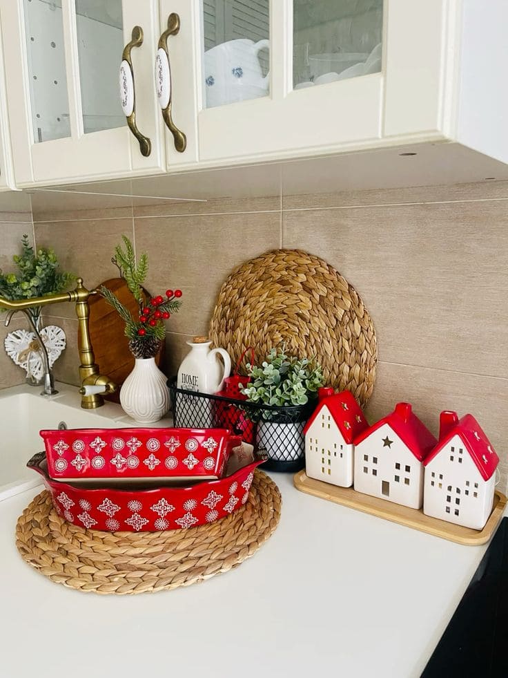 Festive Farmhouse Kitchen Decor