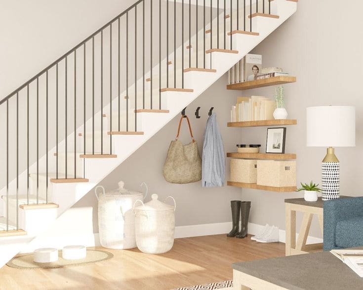 Functional Storage Under the Stairs