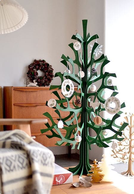 Green Cardboard Christmas Tree