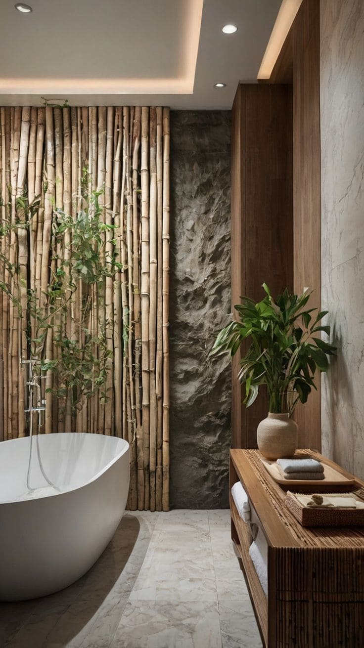 Natural Bamboo Spa Oasis Retreat