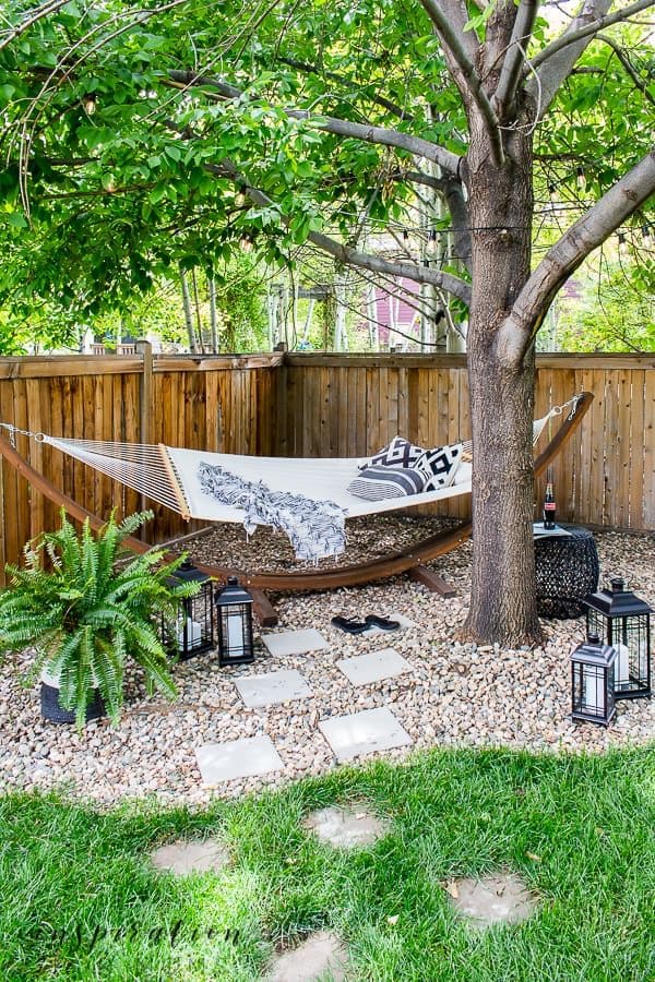 Relaxing Hammock Corner with Natural Charm