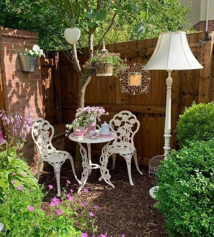 Romantic Garden Corner