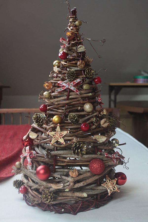 Rustic Twig Natural Christmas Tree