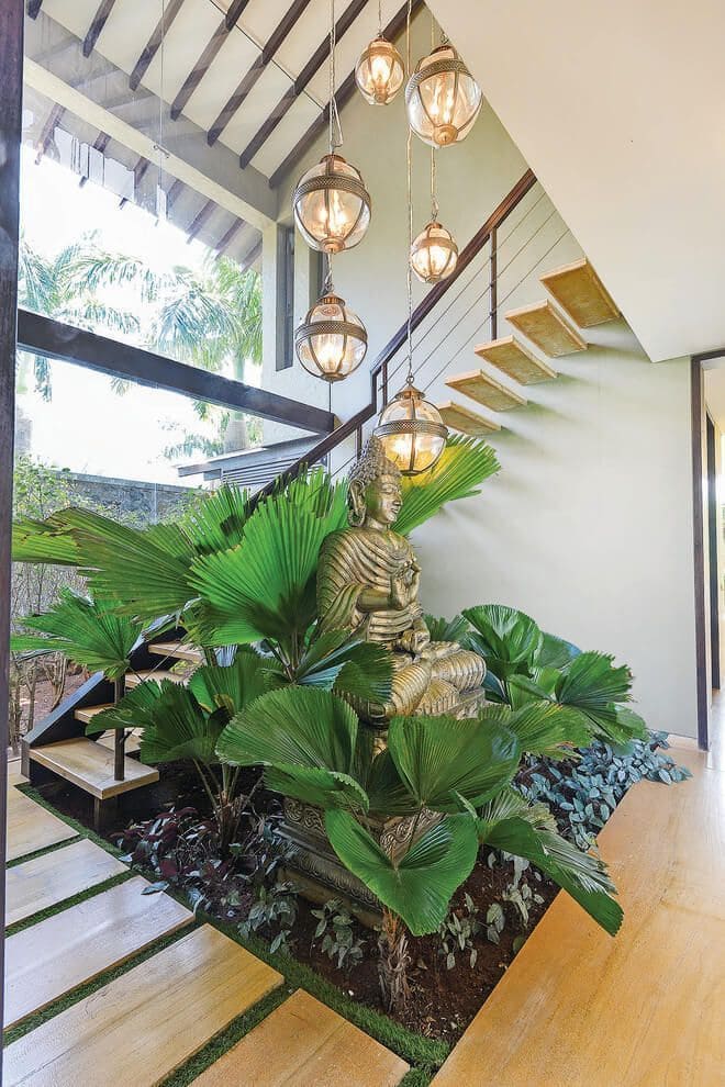 Serene Under-Stairs Zen Garden