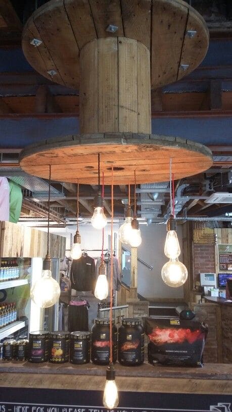 Spool Chandelier Lighting Fixture