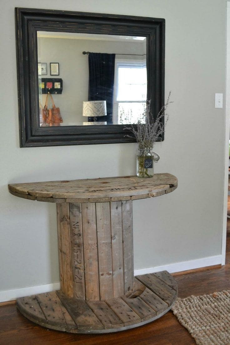 Spool Entryway Console