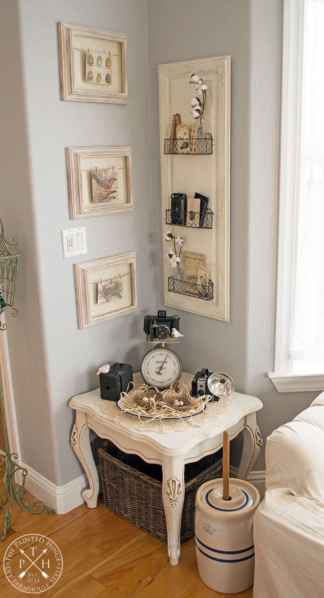 Vintage Charm Corner Display Ensemble