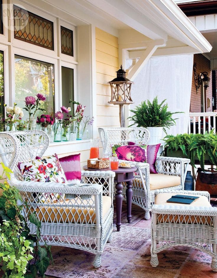 Vivid Wicker Charm for Spring Bliss