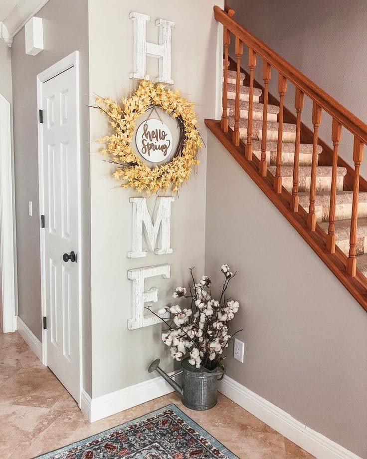 Welcoming Rustic Stairway Corner Charm