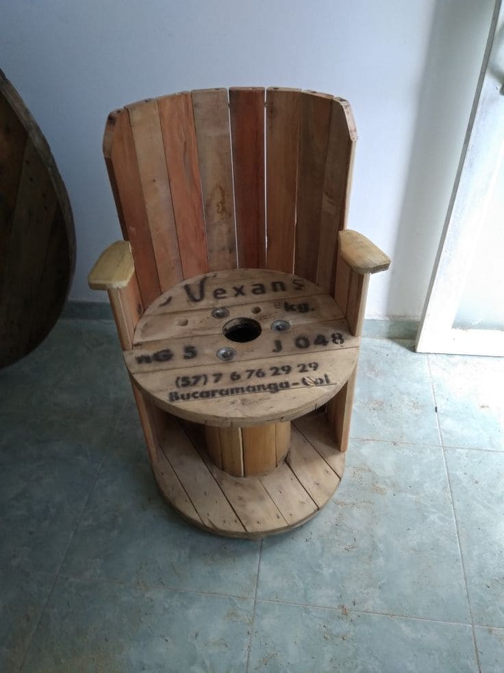 Whimsical Spool Chair