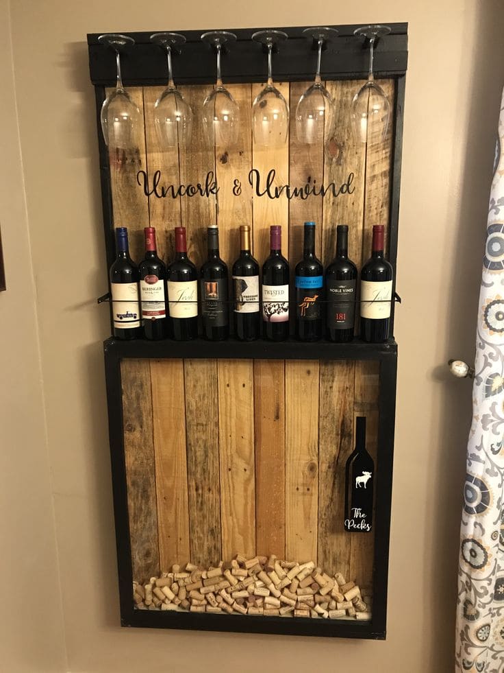 Wine Cork Bar Corner