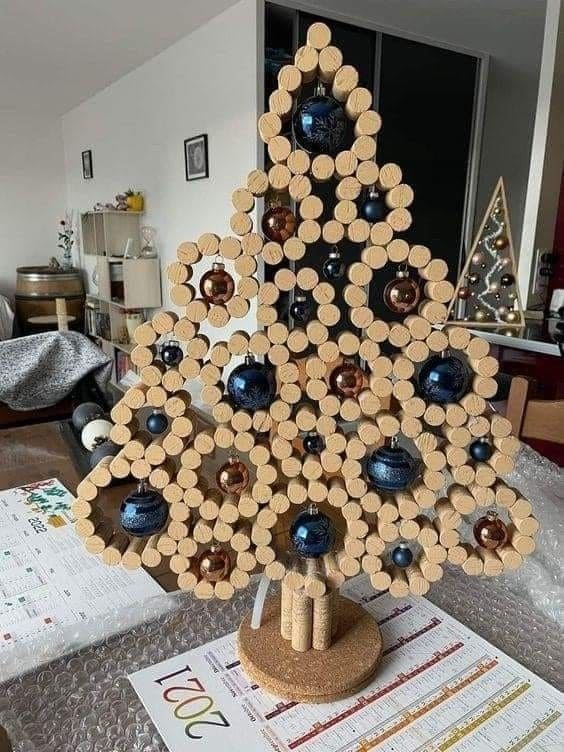 Wine Cork Christmas Tree